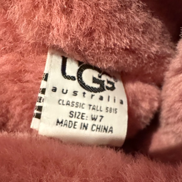 UGG Pink Suede Boots - Picture 6 of 8